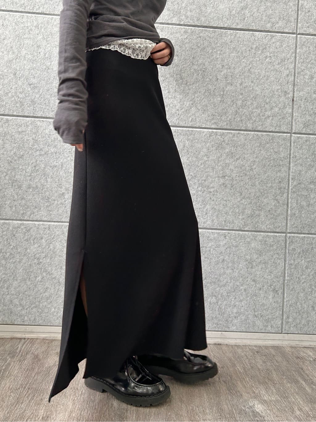 harunaさんの「CODE A｜backline elastic pullover」を使ったコーディネート