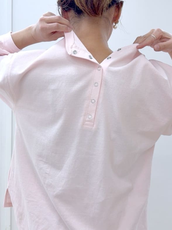 Osawaさんの「Dessin｜【360度可愛い・洗える】バックヘンリーカットソー」を使ったコーディネート