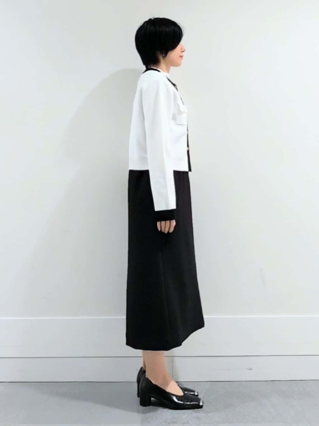 ミズタさんの「UNTITLED｜【洗える/ジャケット風】ミラノリブカーディガン」を使ったコーディネート