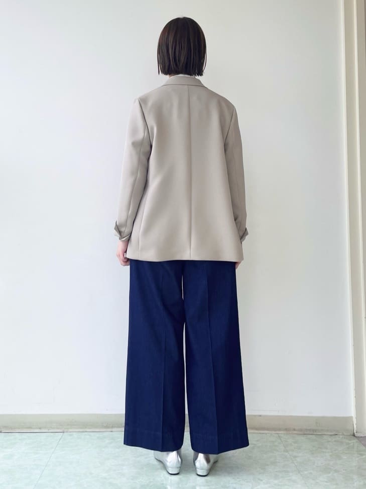 aliceさんの「UNTITLED｜◆【洗える/ストレッチ性】ダブルブレストジャケット」を使ったコーディネート