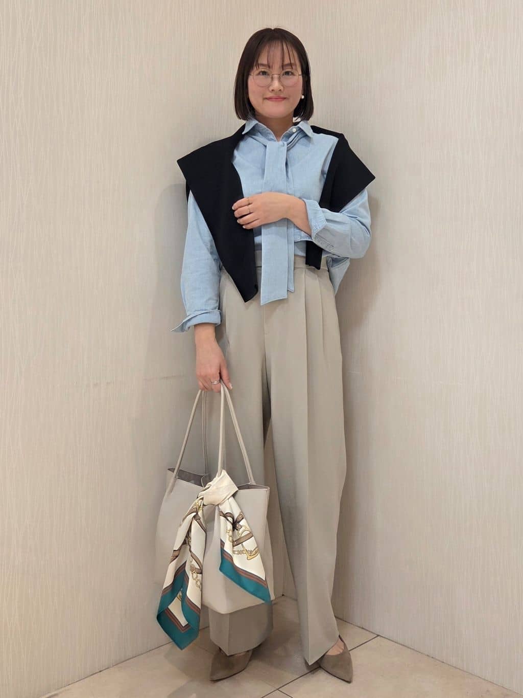 naokoさんの「UNTITLED｜【洗える】ミラノリブニット」を使ったコーディネート