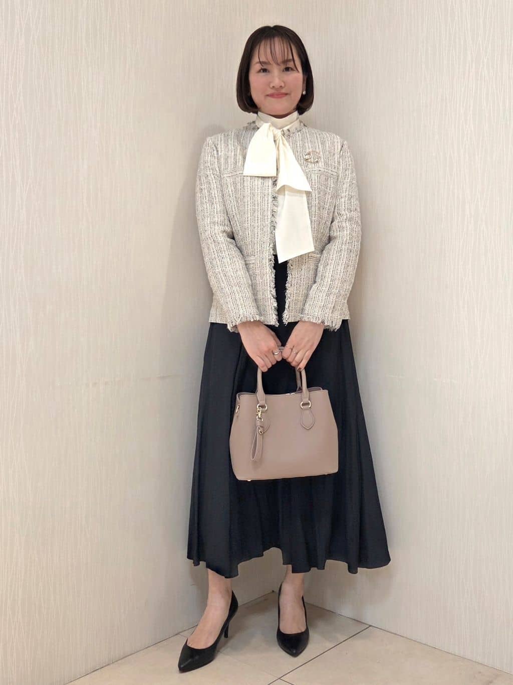 naokoさんの「UNTITLED｜【仕事着/スーツ】ファンシーツイード ジャケット」を使ったコーディネート