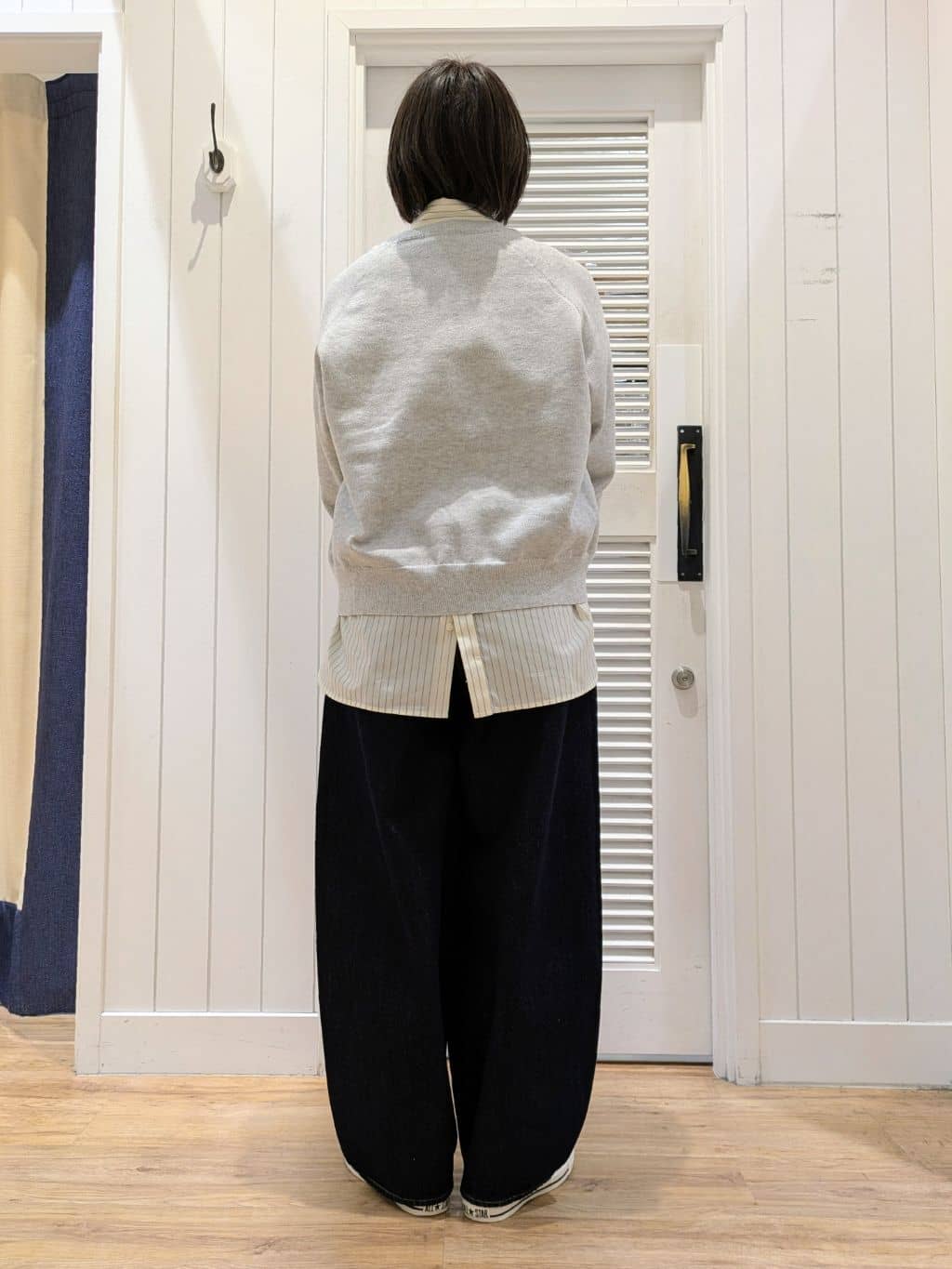 Asaさんの「Dessin｜【洗える】バックボタンオーバーシャツ」を使ったコーディネート