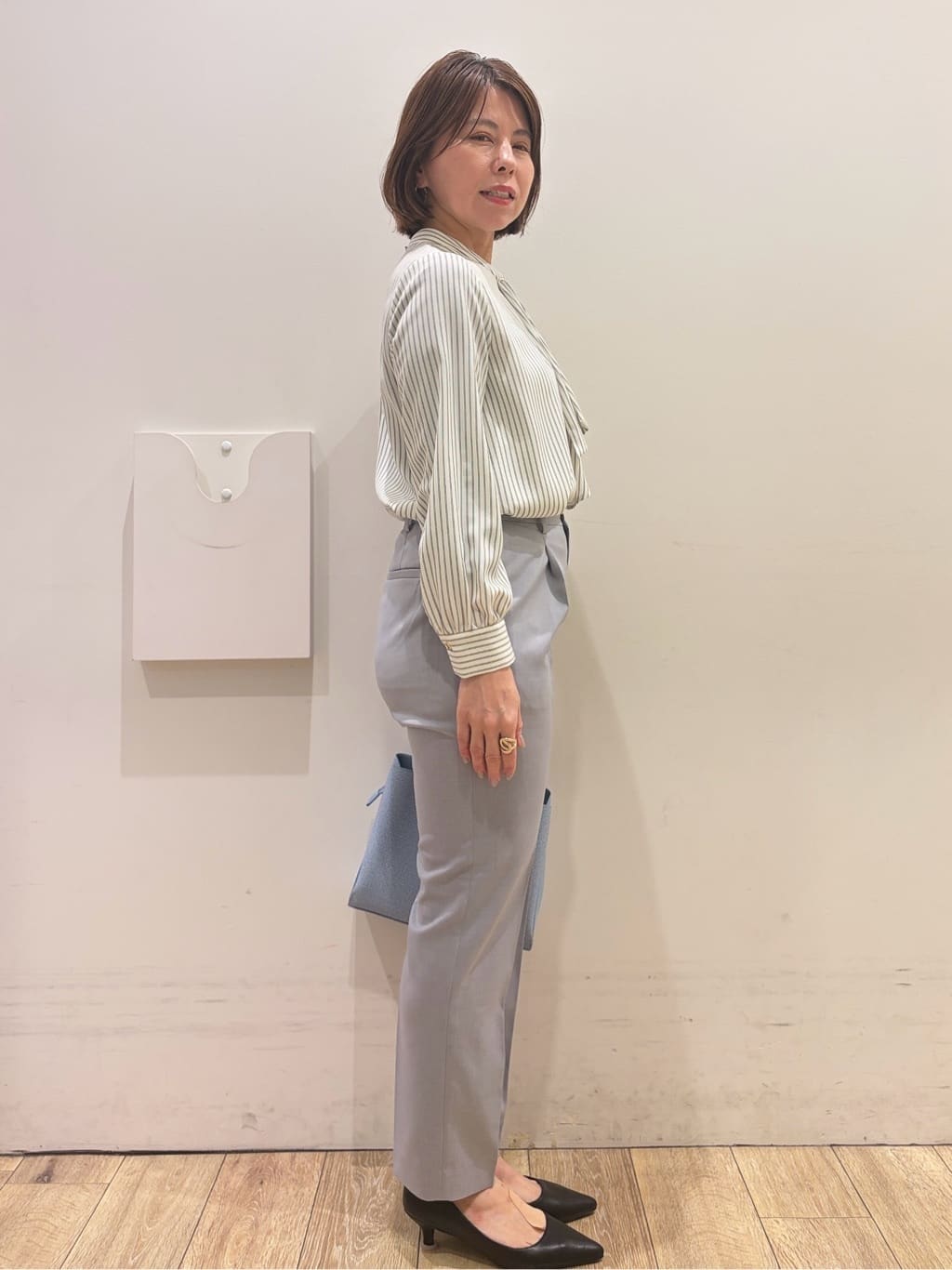 YUKOさんの「index｜ストレッチテーラードジャケット／セットアップ対応【洗濯機OK】」を使ったコーディネート
