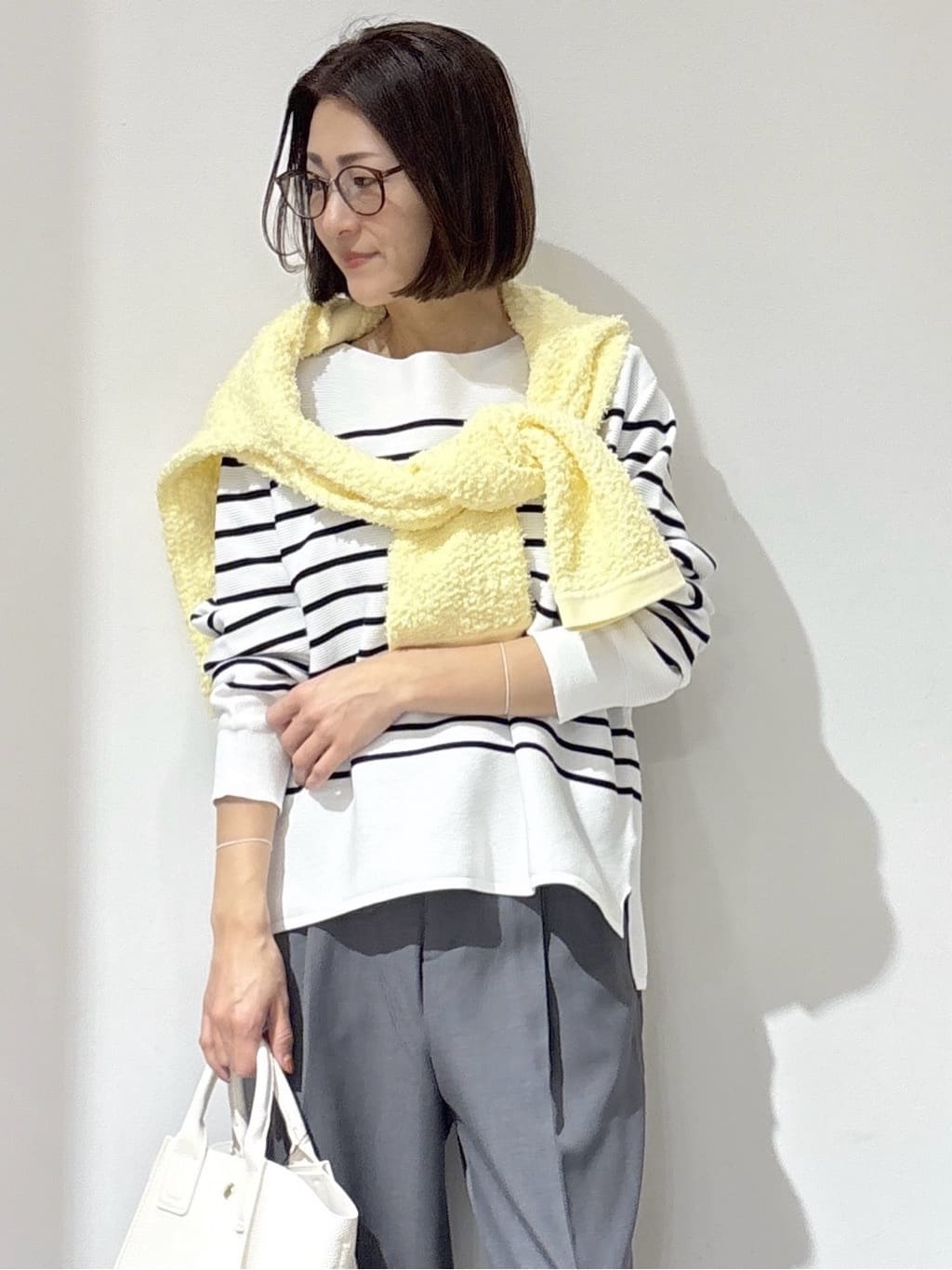 NAKAさんの「OPAQUE.CLIP｜スクエアトゥカシメローファー」を使ったコーディネート