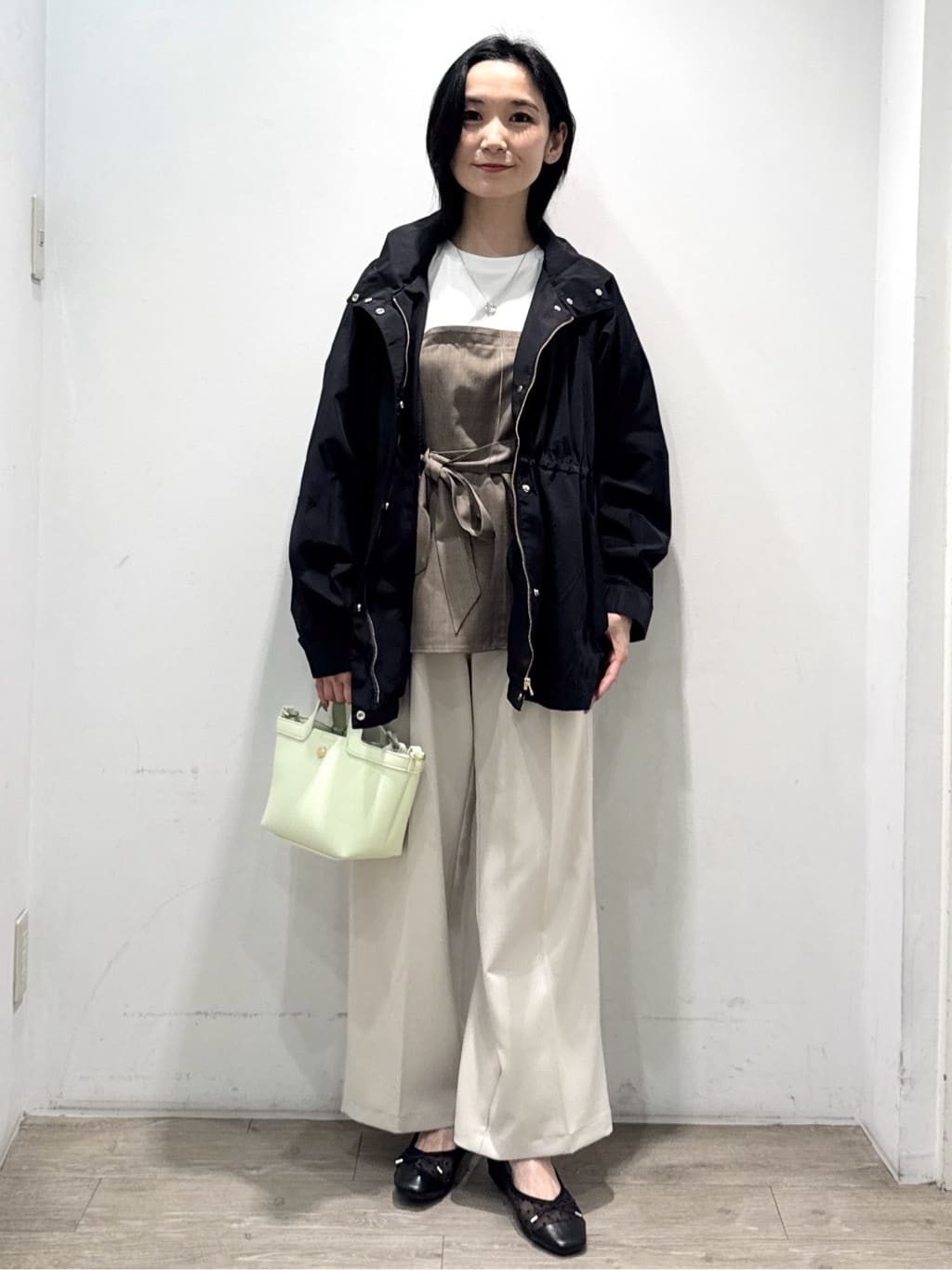 yuicciさんの「OPAQUE.CLIP｜撥水スタンドZIPブルゾン【洗濯機OK／UVケア／花粉対応】」を使ったコーディネート