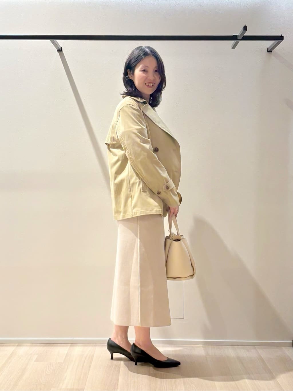 yさんの「UNTITLED｜◆【軽羽織り/セットアップ可】ジップアップニットカーディガン」を使ったコーディネート