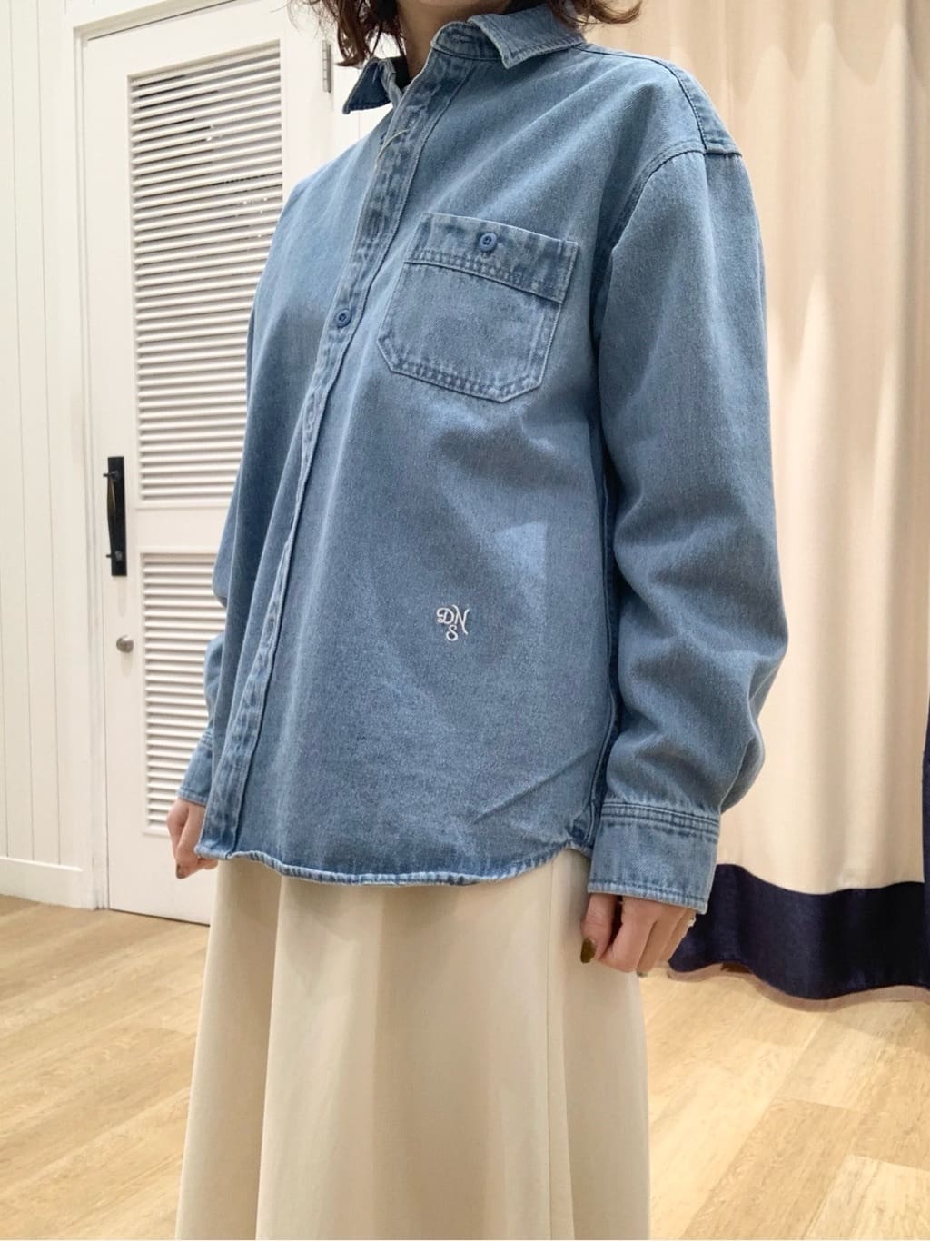 IMARIさんの「Dessin｜【ユニセックス/洗える】10OZデニムシャツ」を使ったコーディネート