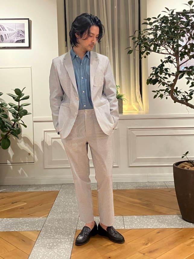 junyaさんの「DRESSTERIOR｜ユーズドデニムシャツ」を使ったコーディネート