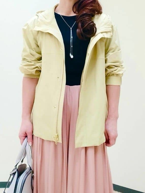 花さんの「Reflect｜【インナーにおすすめ◎】クルーネックストレッチリブトップス」を使ったコーディネート