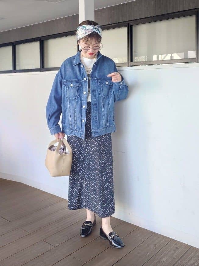 MUTSUKOさんの「UNTITLED｜【Healthy DENIM】別注Bran／デニムジャケット」を使ったコーディネート