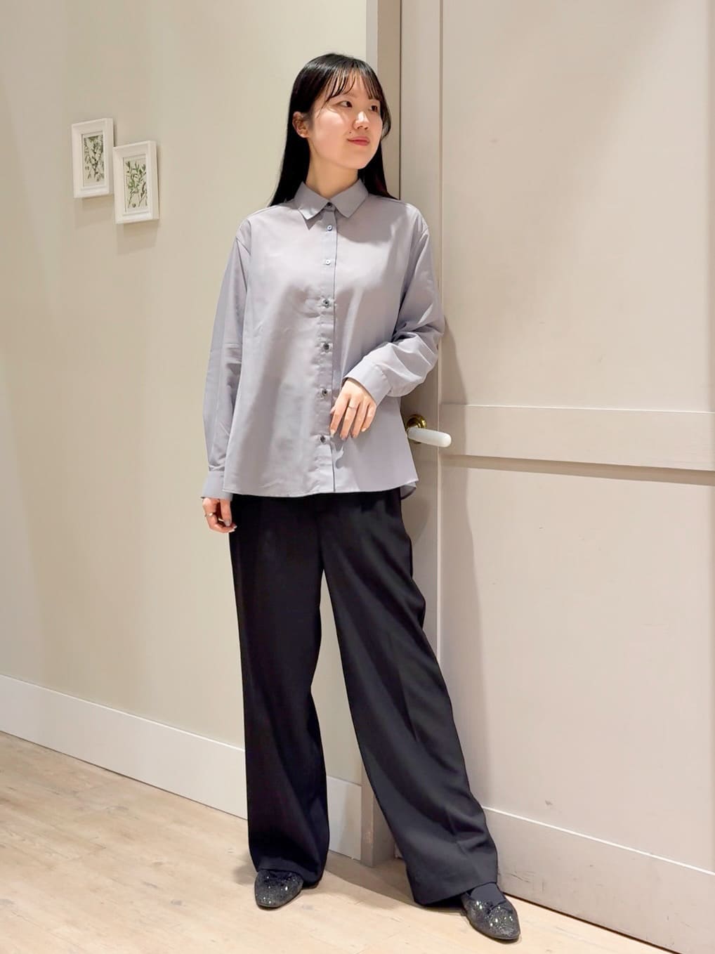 Mayuさんの「grove｜【2点SET】今どきシアーシャツ＆キャミセット」を使ったコーディネート