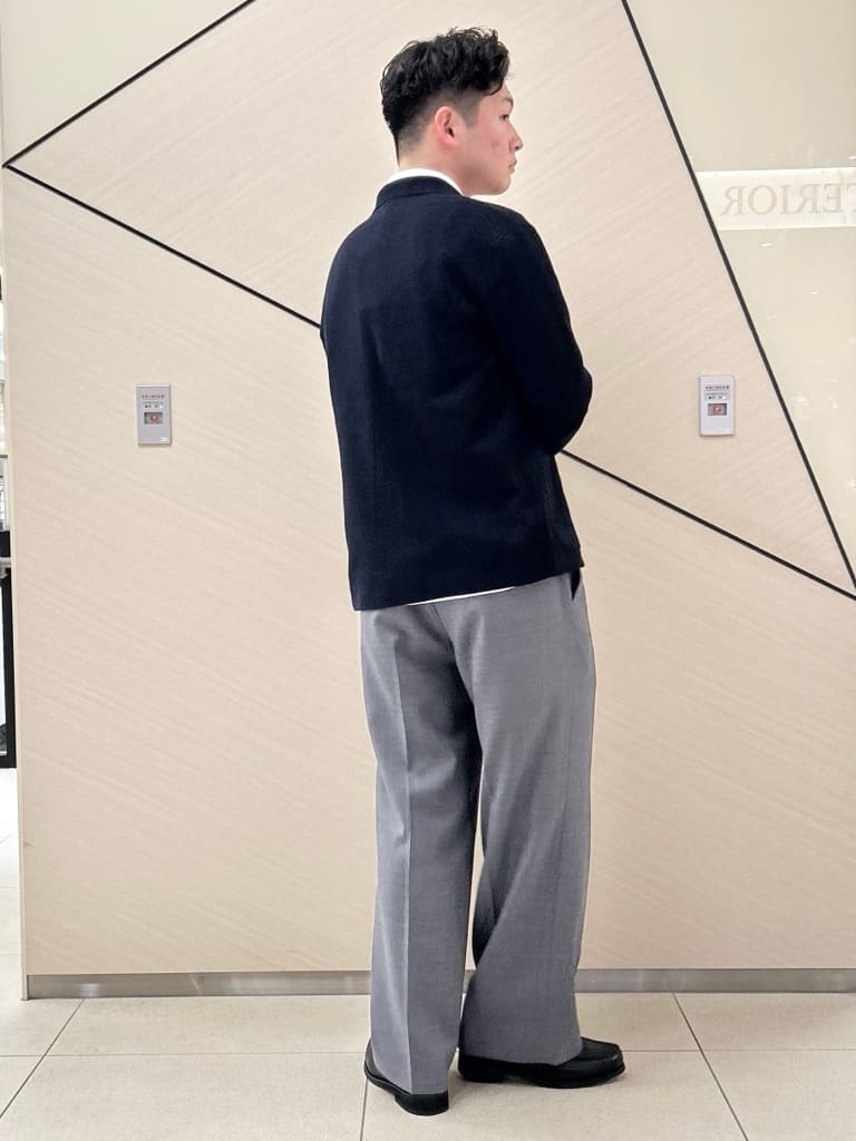 千葉亮太さんの「DRESSTERIOR｜【ウォッシャブル】スプリング ニットジャケット」を使ったコーディネート