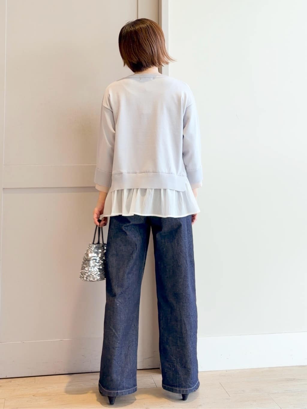 yamakoさんの「grove｜【SOMETHING&times;grove別注】LISAWIDE DENIM PANTS」を使ったコーディネート