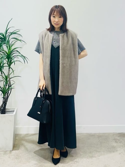 Miwaさんの「UNTITLED｜【洗える】ラメシアーTシャツ」を使ったコーディネート
