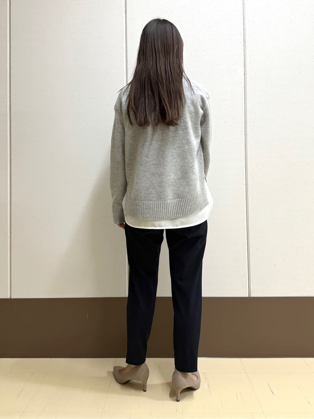 mamiさんの「INDIVI｜【カシミヤ混】ミドルゲージ ハイネックニット」を使ったコーディネート