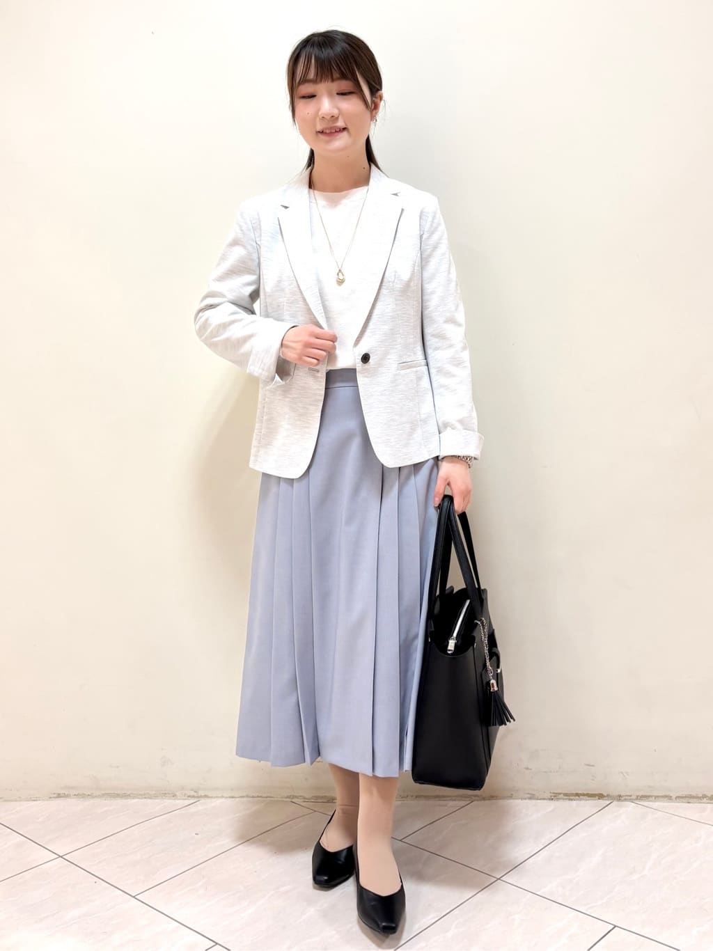 mikiさんの「Reflect｜【SS-4Lサイズ／UVカット／接触冷感】匠ジャケット／ベーシックテーラード」を使ったコーディネート