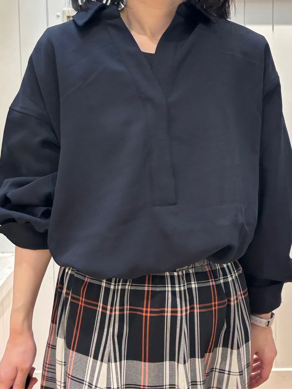 OKADAさんの「Dessin｜【2点セット・洗える】メランジツイルセットアップ」を使ったコーディネート
