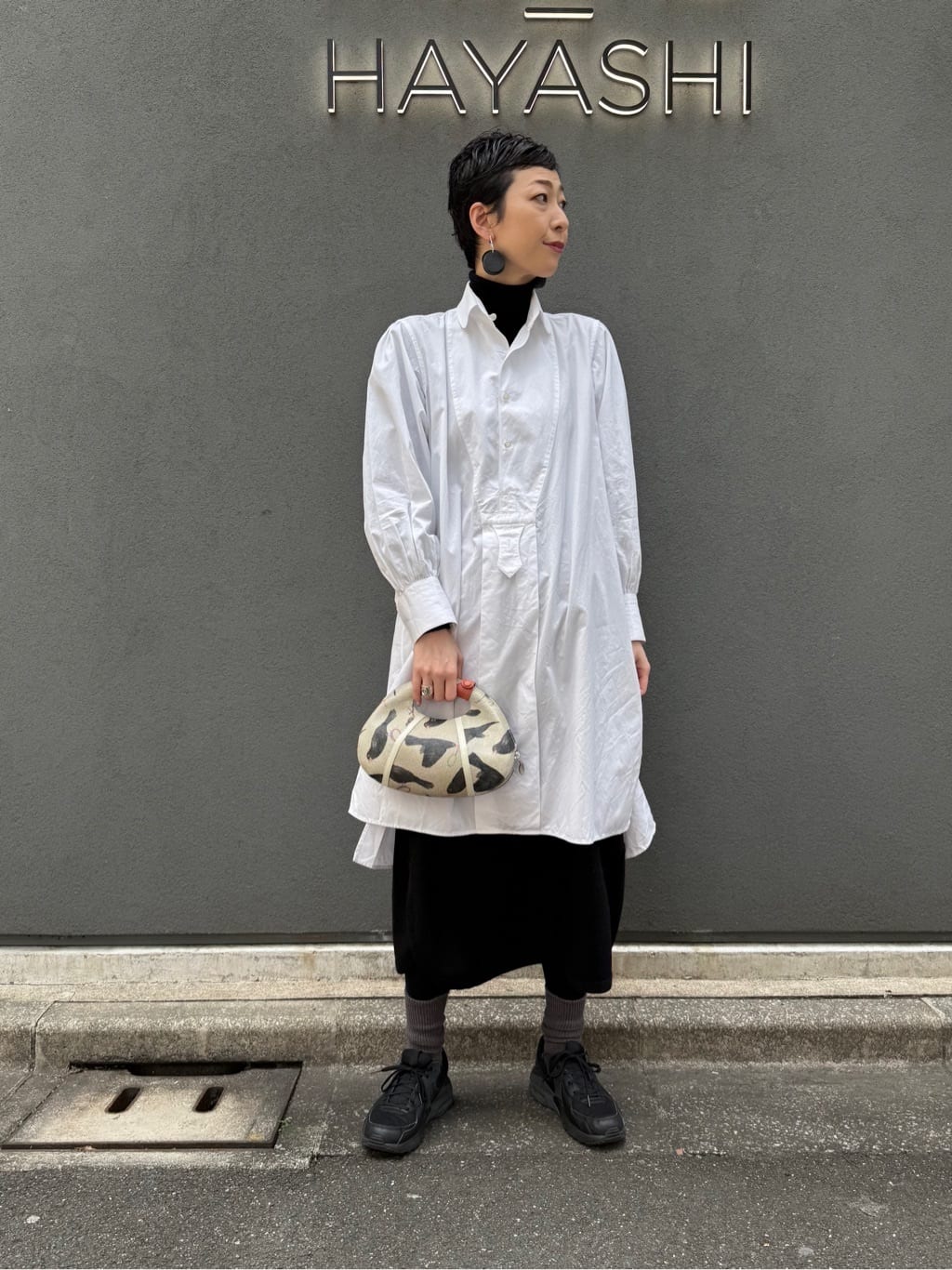 Kさんの「HIROKO HAYASHI｜MERLO（メルロ）クロワッサンバッグ」を使ったコーディネート