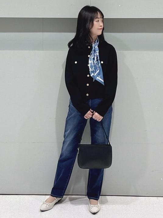 makiさんの「UNTITLED｜【洗える/ジャケット風】ミラノリブカーディガン」を使ったコーディネート