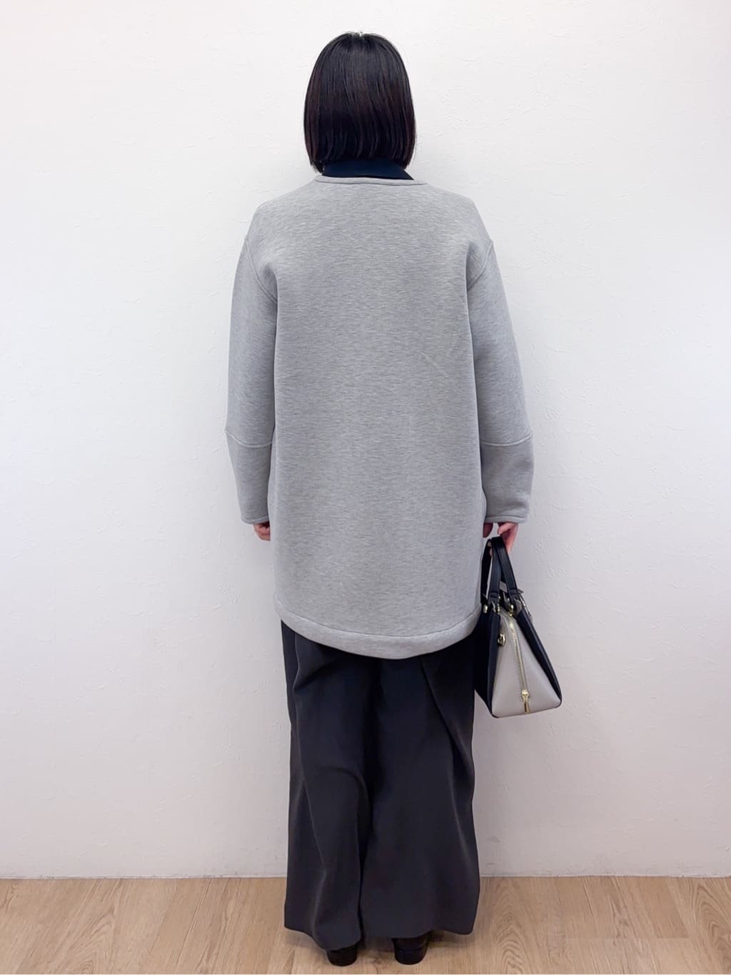 Takeさんの「OPAQUE.CLIP｜リバーシブル配色ノーカラーコート【洗濯機OK】」を使ったコーディネート