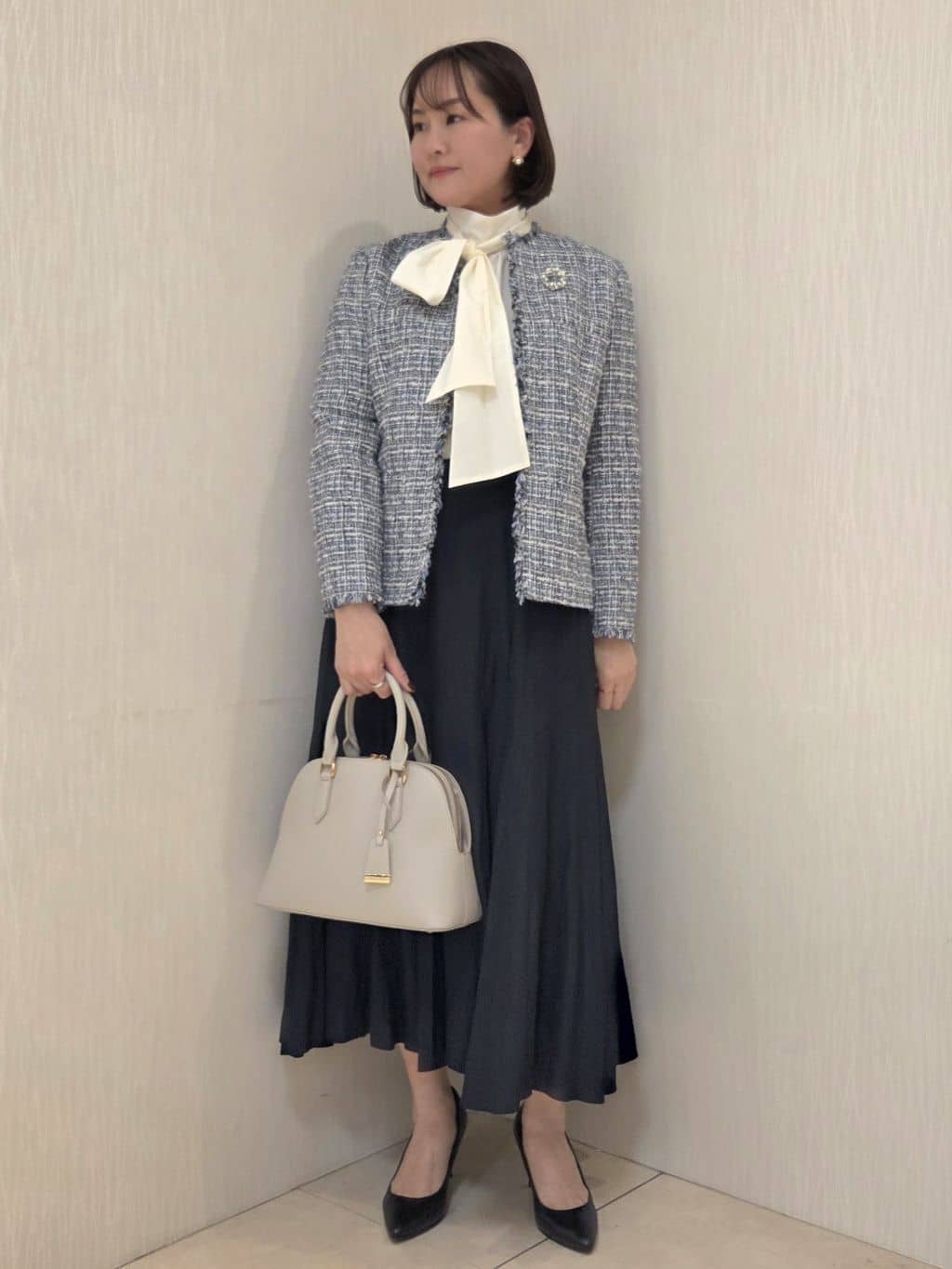 naokoさんの「UNTITLED｜【仕事着/スーツ】ファンシーツイード ジャケット」を使ったコーディネート