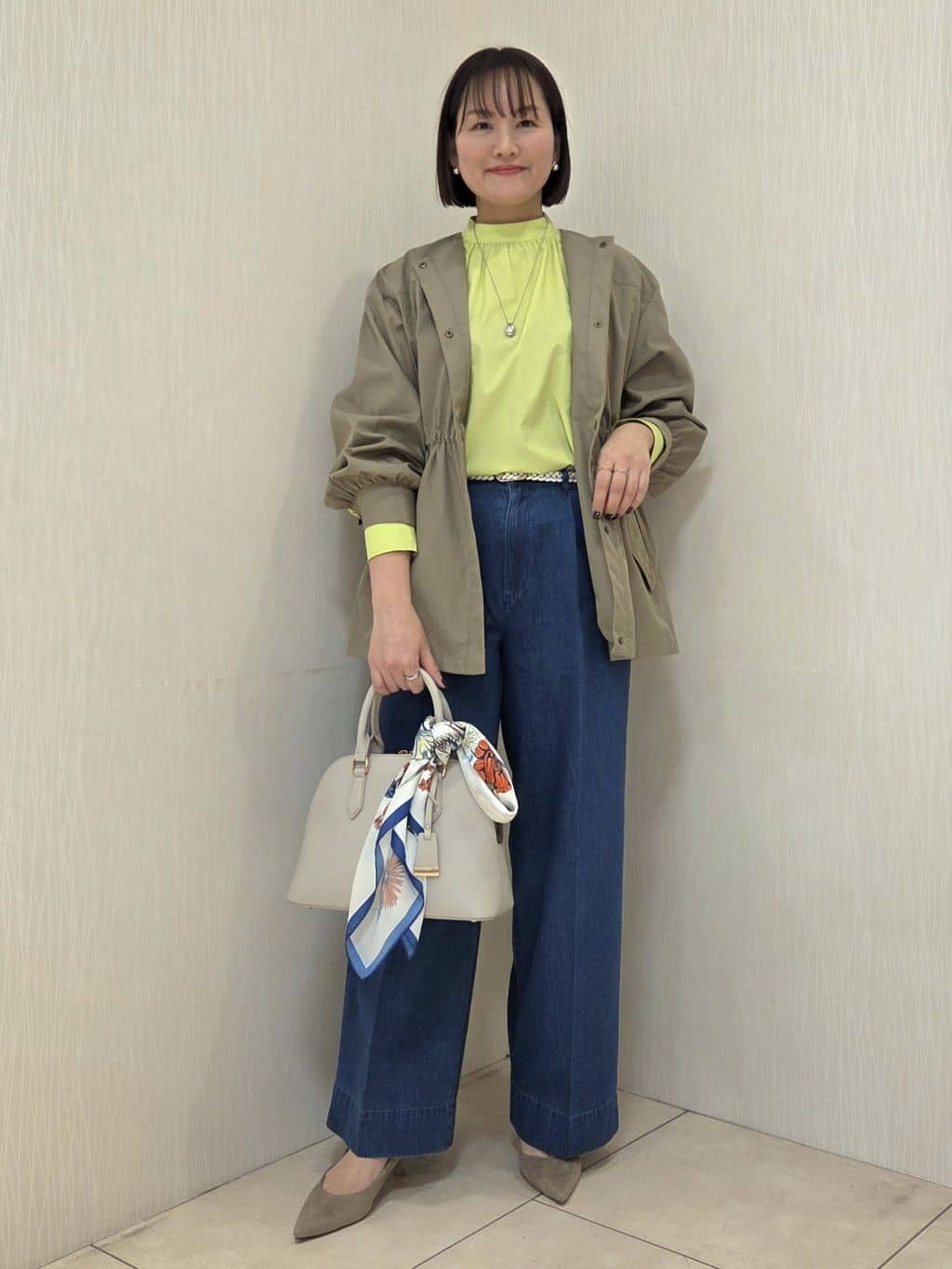 naokoさんの「UNTITLED｜◆【はっ水】ライトコットンミリタリーコート」を使ったコーディネート