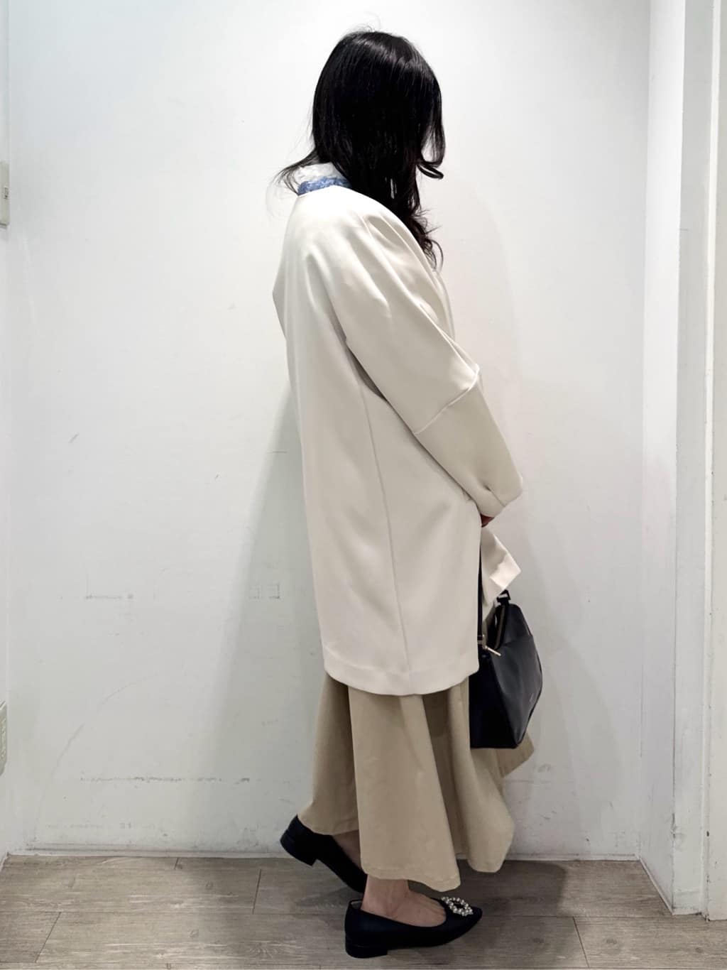 yuicciさんの「OPAQUE.CLIP｜襟チュールシャツ【洗濯機OK】」を使ったコーディネート