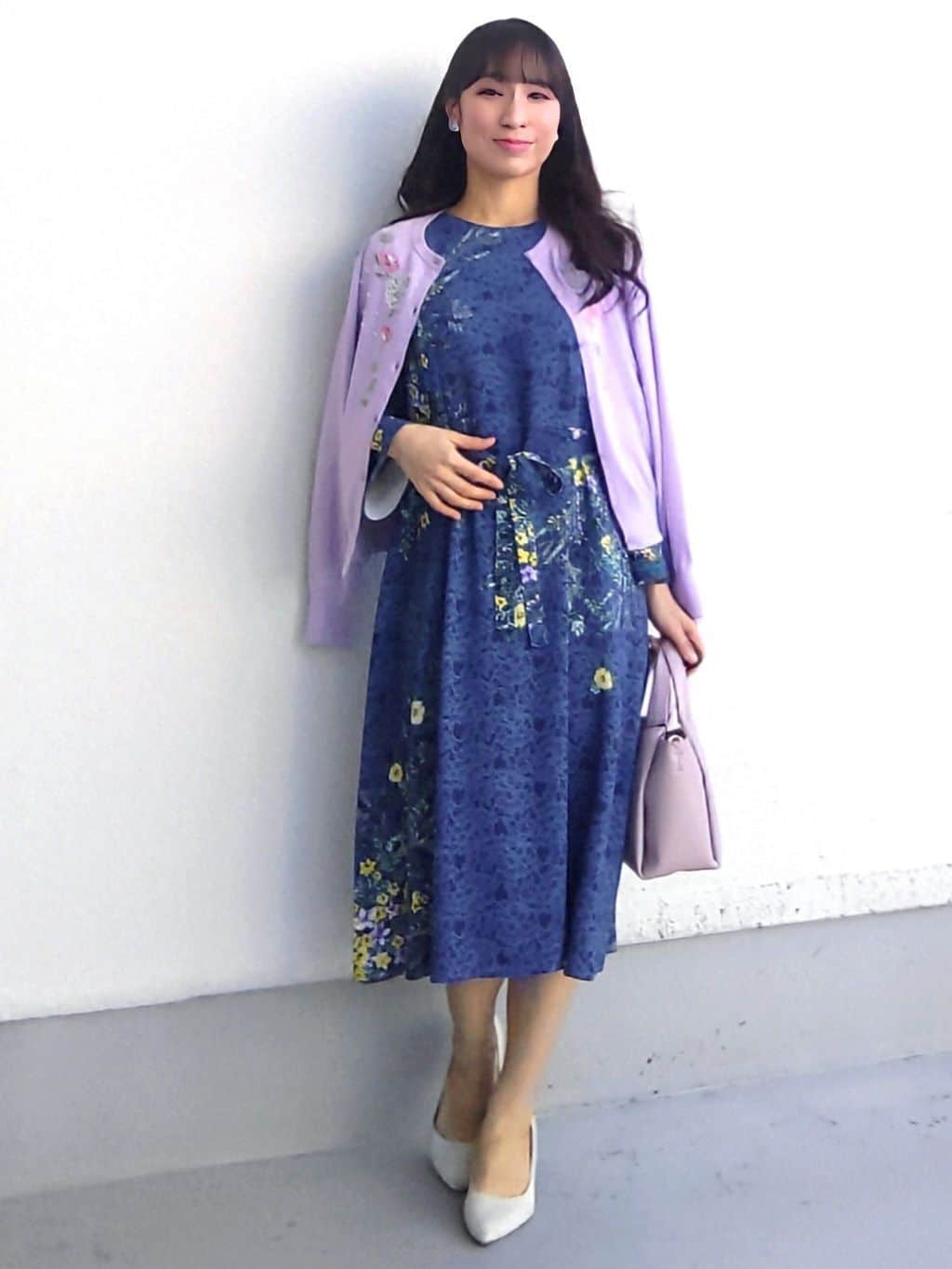 keinaさんの「SunaUna｜【SS～Lサイズ展開／フラワー刺繍】クラフトカーディガン」を使ったコーディネート