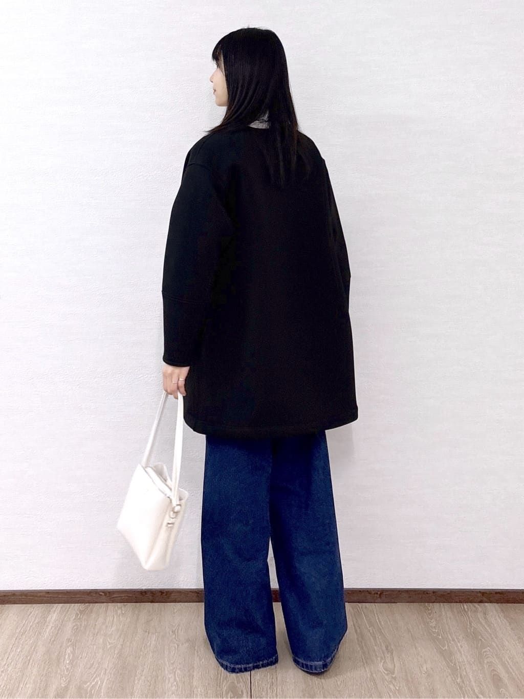 sachikoさんの「OPAQUE.CLIP｜リバーシブル配色ノーカラーコート【洗濯機OK】」を使ったコーディネート