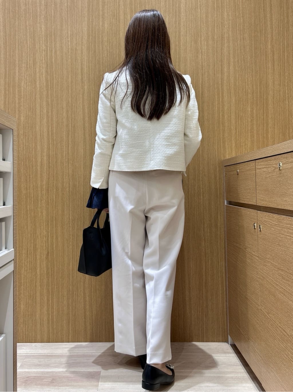 maiさんの「OPAQUE.CLIP｜《通勤対応》 コットンツイードジャケット」を使ったコーディネート