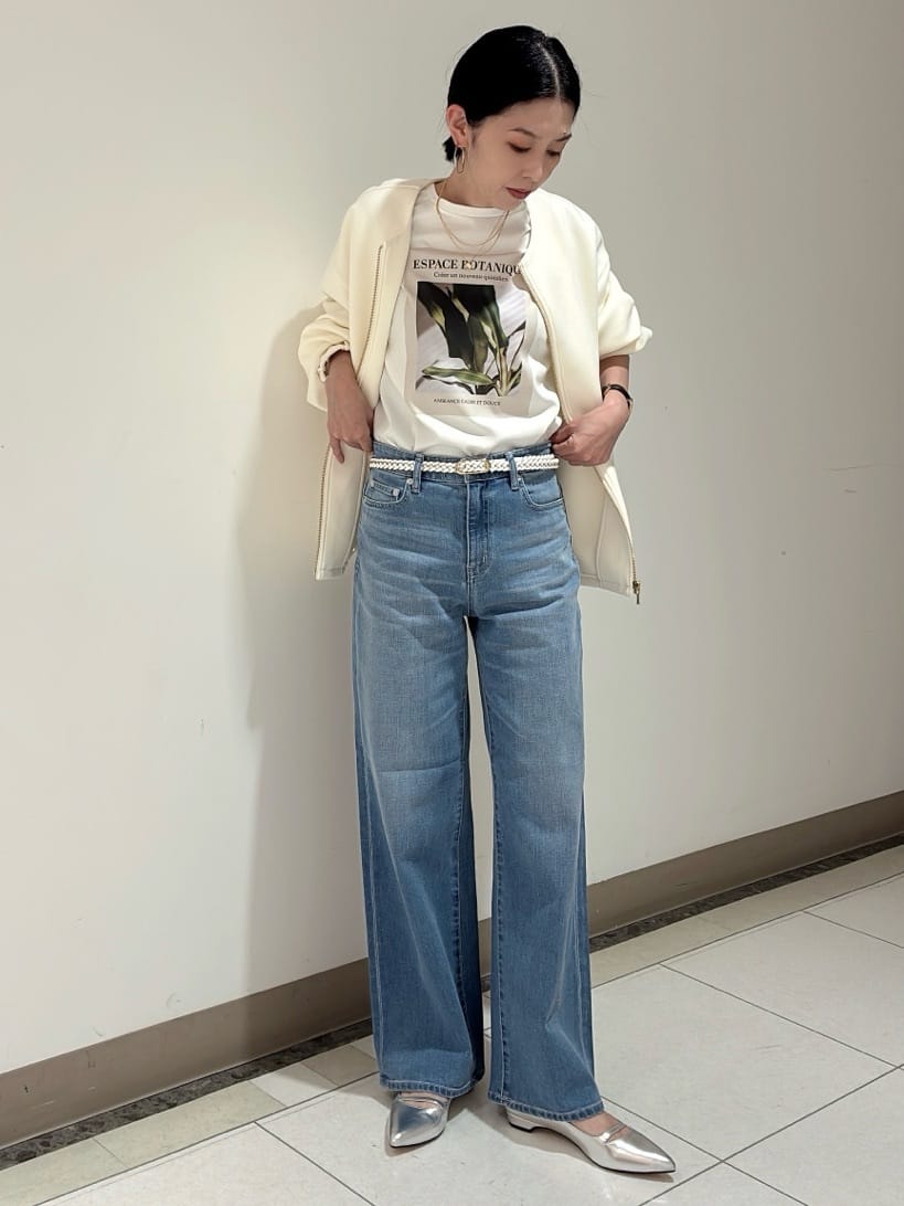 環さんの「UNTITLED｜【コットン100/洗える】フォトロングTシャツ」を使ったコーディネート
