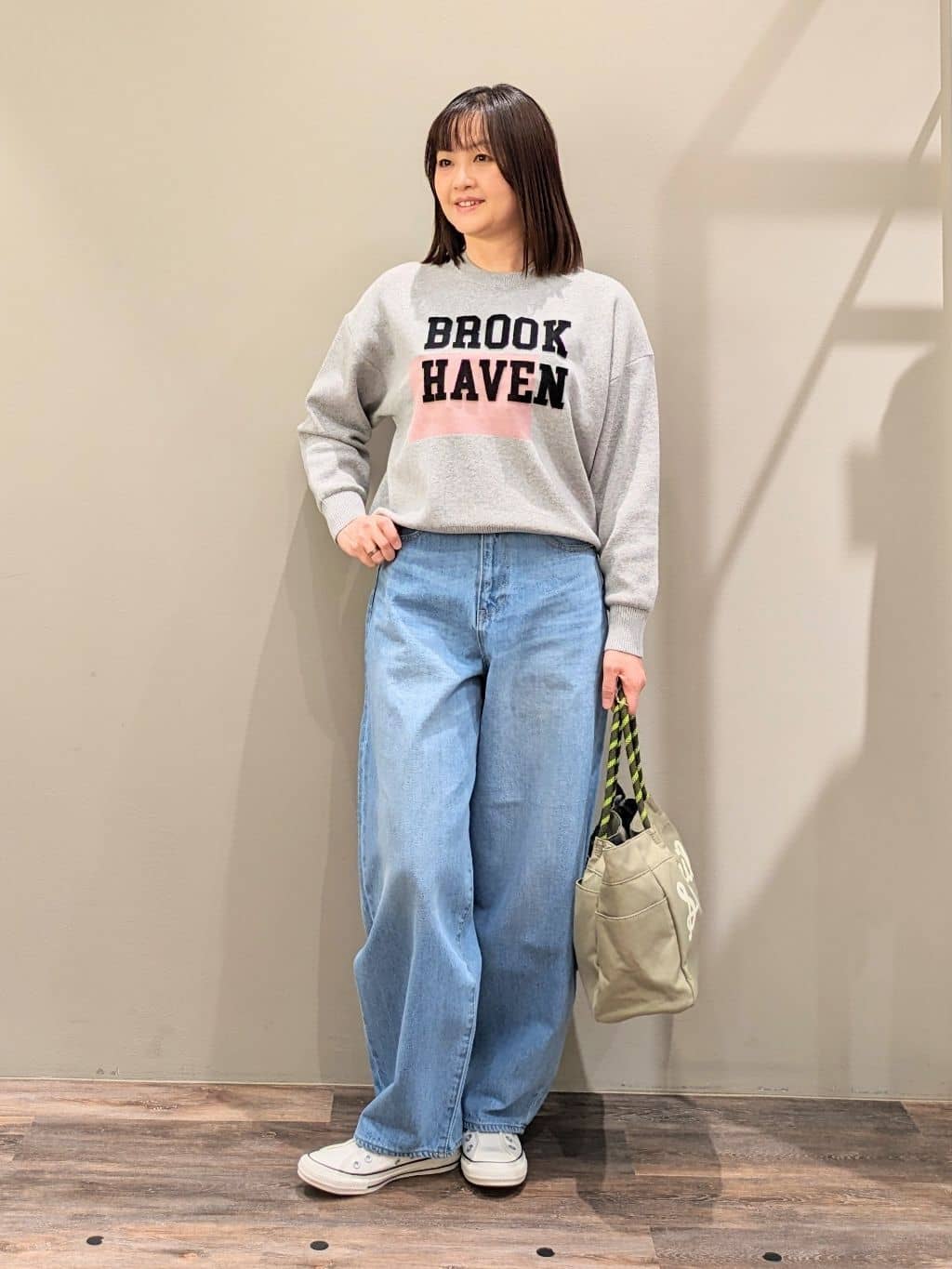 ricoさんの「Dessin｜【ユニセックス/洗える】ロゴコットンジャカード」を使ったコーディネート