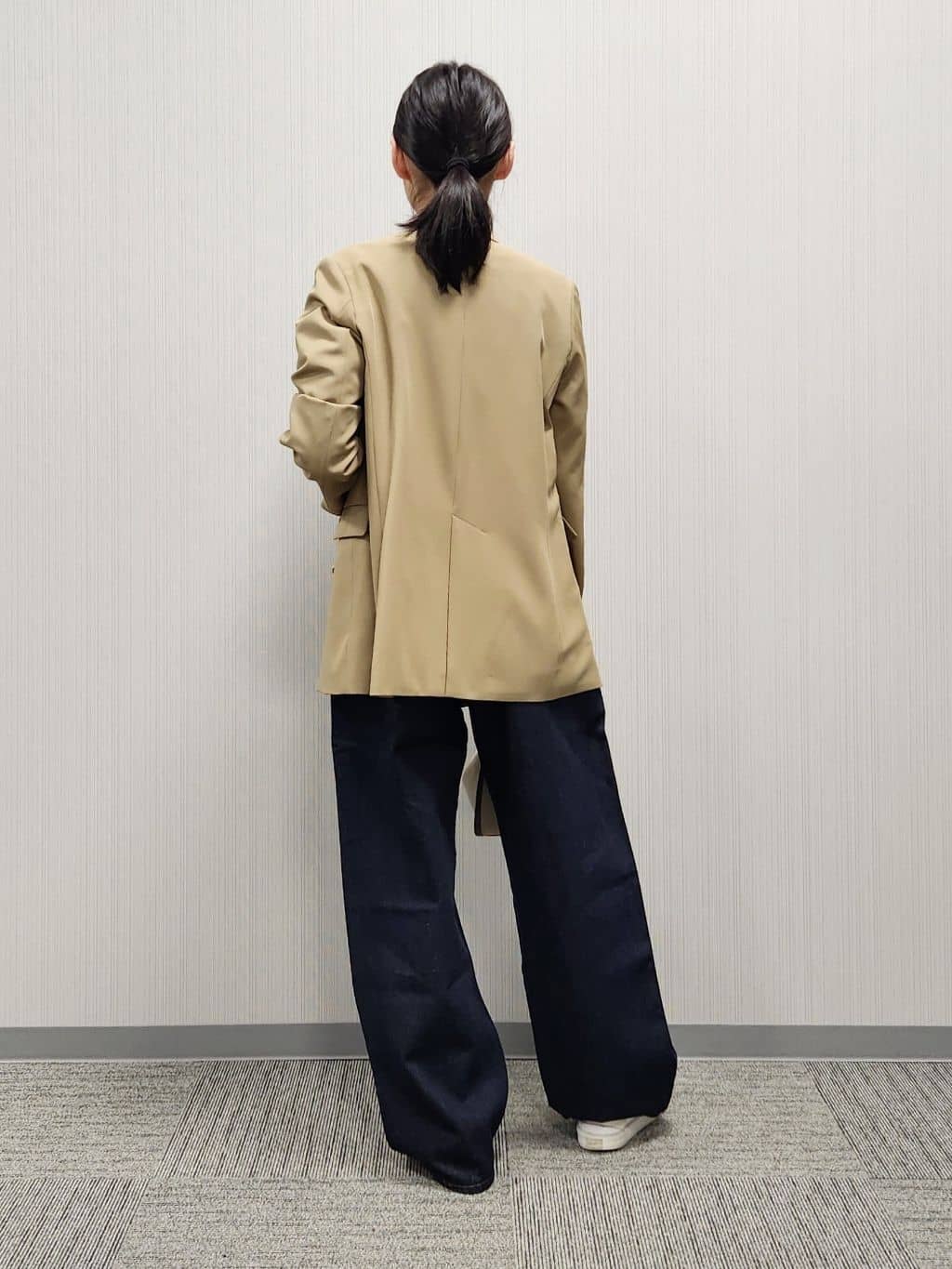 naraさんの「Dessin｜【洗える】シャツテールロングTシャツ」を使ったコーディネート