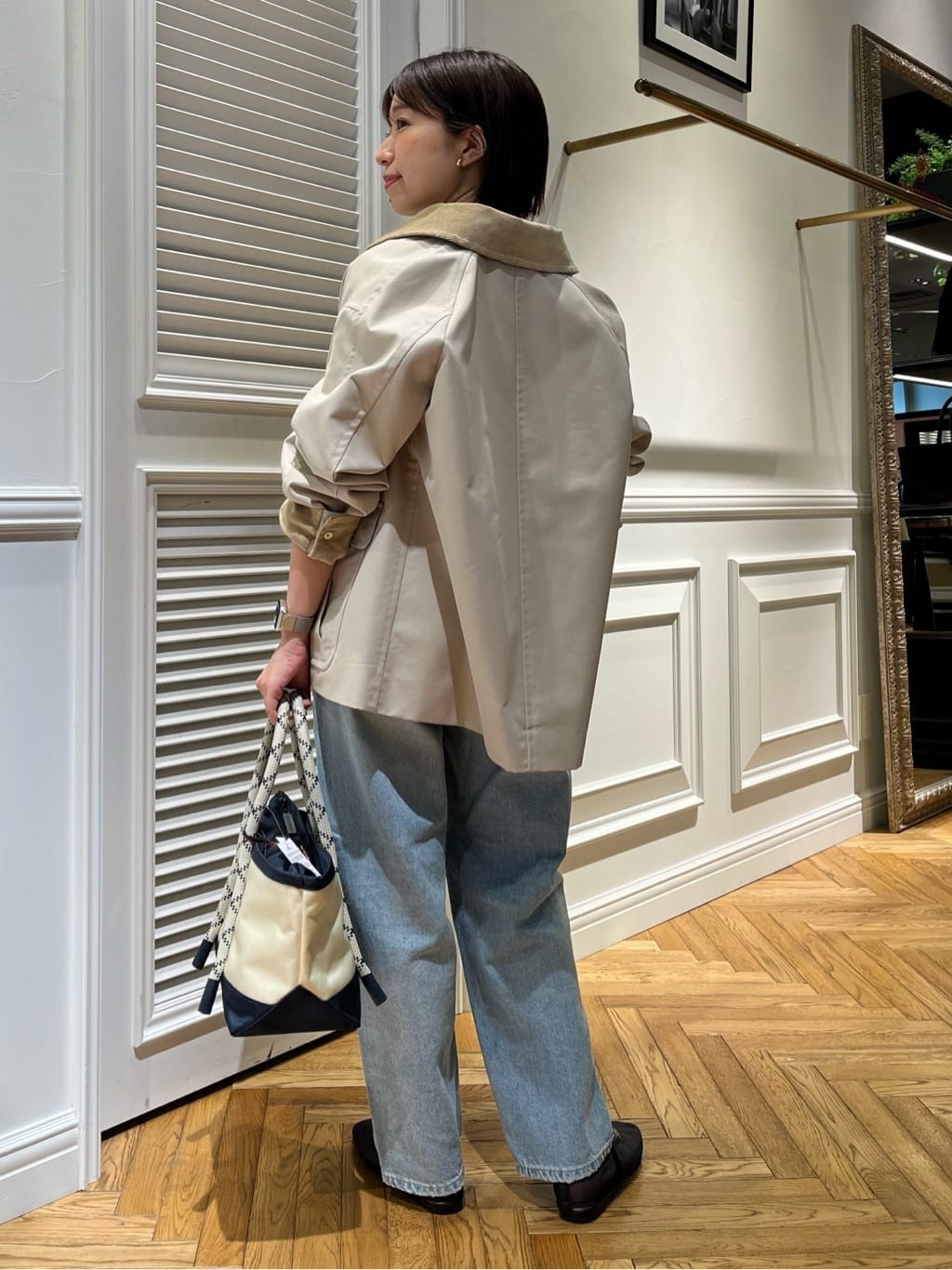 つじ まこさんの「DRESSTERIOR｜【ウォッシャブル】スプリング ハンティングジャケット」を使ったコーディネート