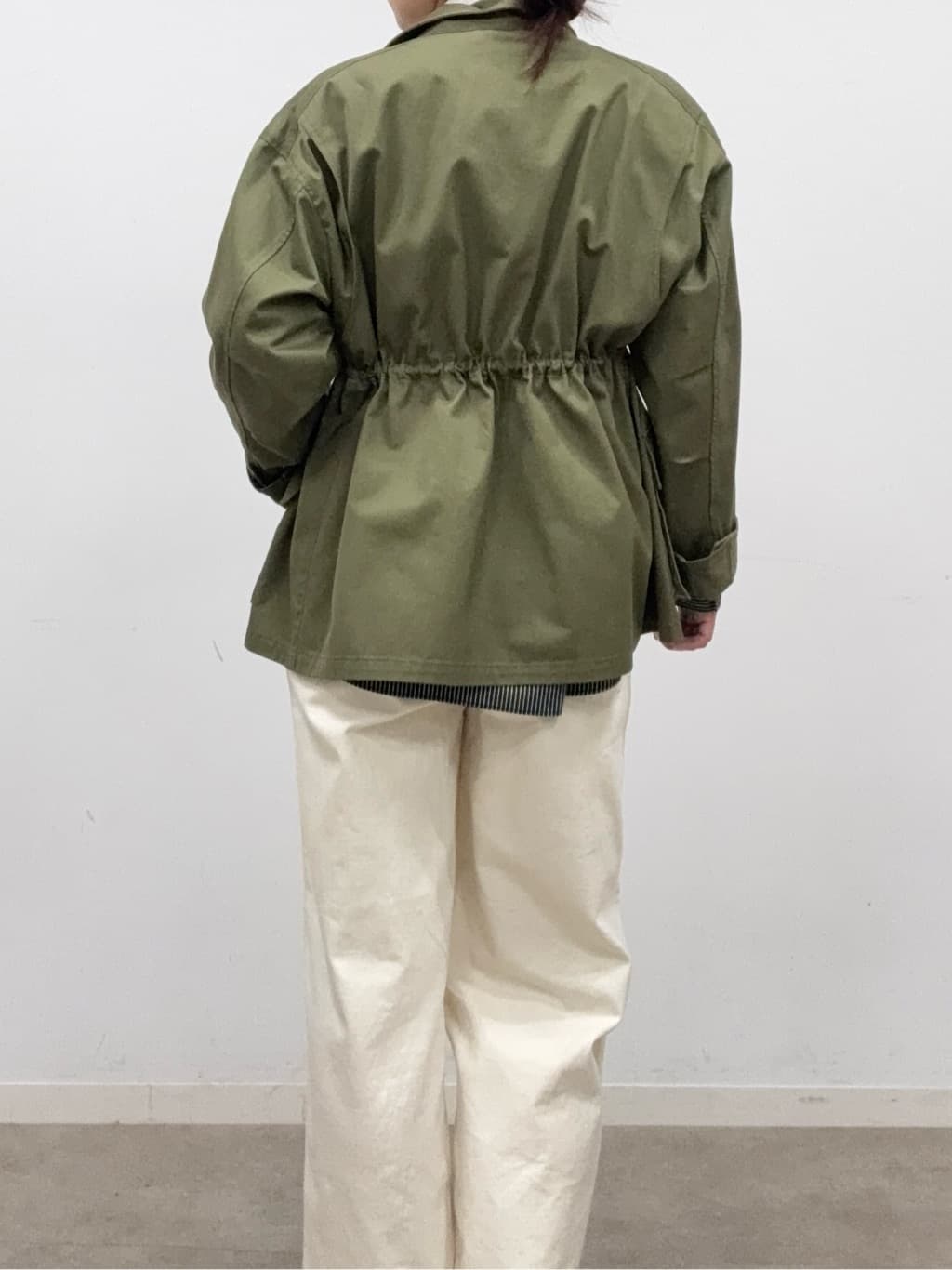 BUNさんの「DRESSTERIOR｜◆【通勤/着映え/ウォッシャブル】オーバーシルエット クレリックシャツ」を使ったコーディネート