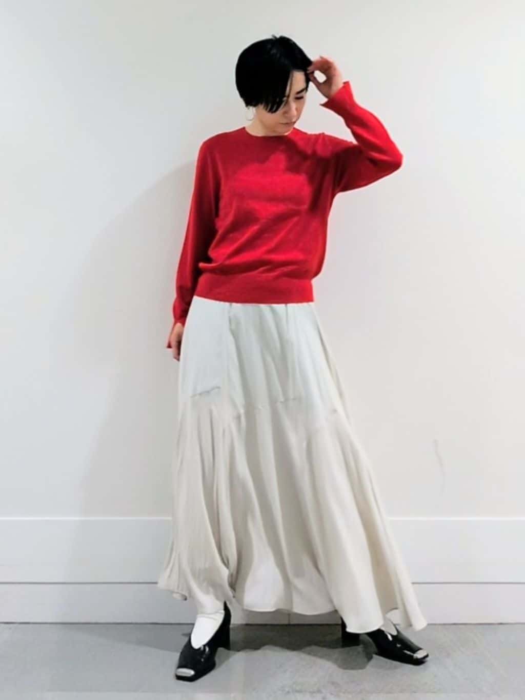 ミズタさんの「UNTITLED｜【アンサンブル可/洗える】ウォームスパンニット」を使ったコーディネート