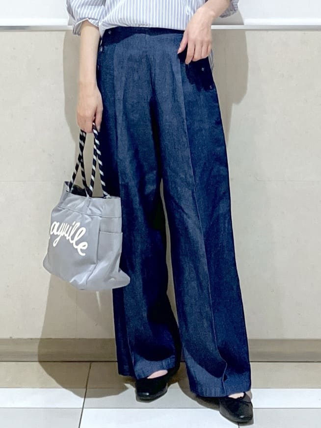 eriko さんの「Dessin｜【洗える】スキッパーシャツブラウス」を使ったコーディネート