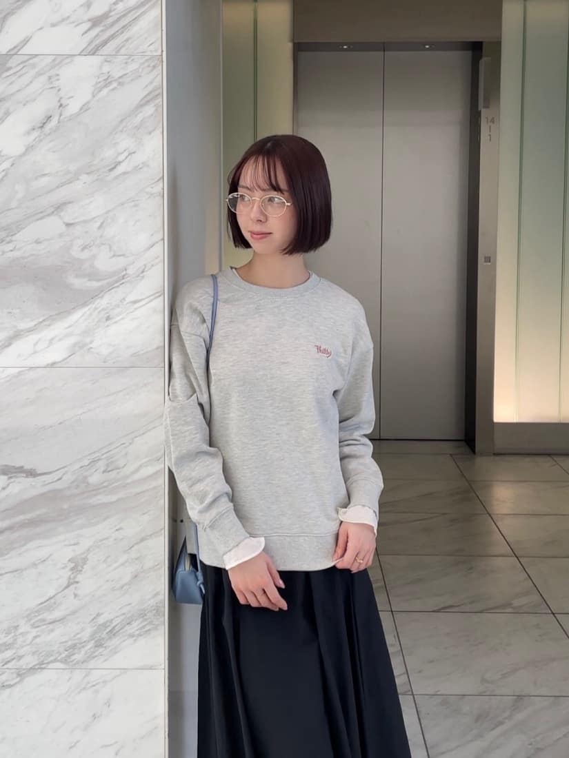 NATSUMIさんの「grove｜【コラボITEM】Philly Chocolate 裏毛プルオーバー」を使ったコーディネート