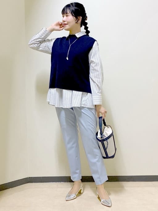  beni_gingerさんの「Reflect｜【セットアップ可】ダブルジャカードニットプルオーバー」を使ったコーディネート