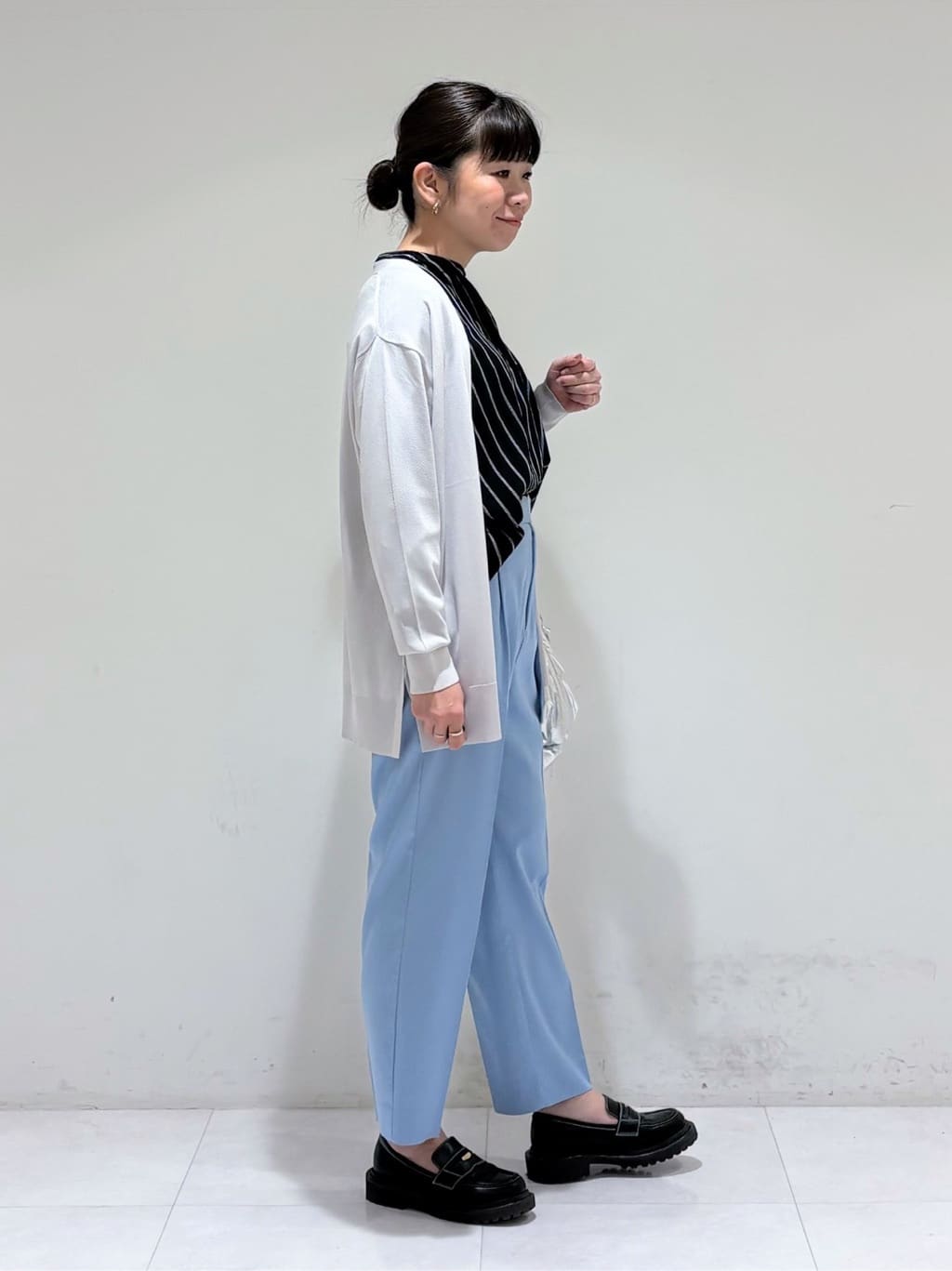 tsuyuさんの「INDIVI｜【新色登場！超軽量】2WAYドロストショルダーバッグ」を使ったコーディネート