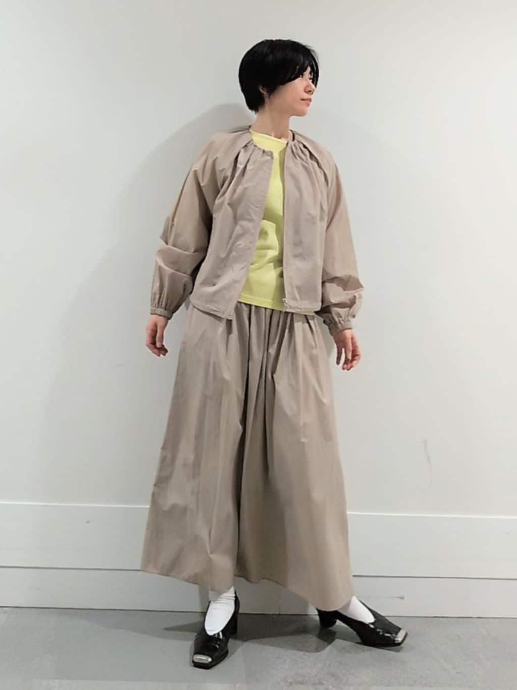 ミズタさんの「UNTITLED｜◆【セットアップ可/はっ水】シャイニータイプライターブルゾン」を使ったコーディネート
