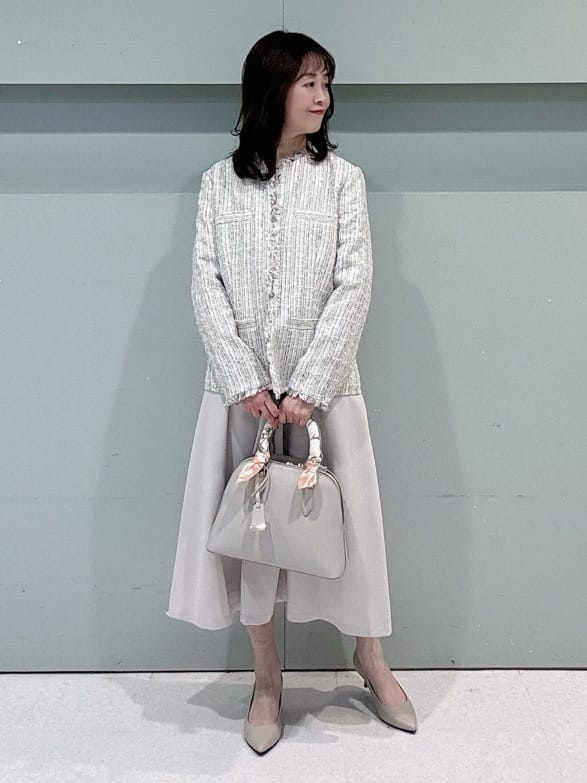 makiさんの「UNTITLED｜【仕事着/スーツ】ファンシーツイード ジャケット」を使ったコーディネート