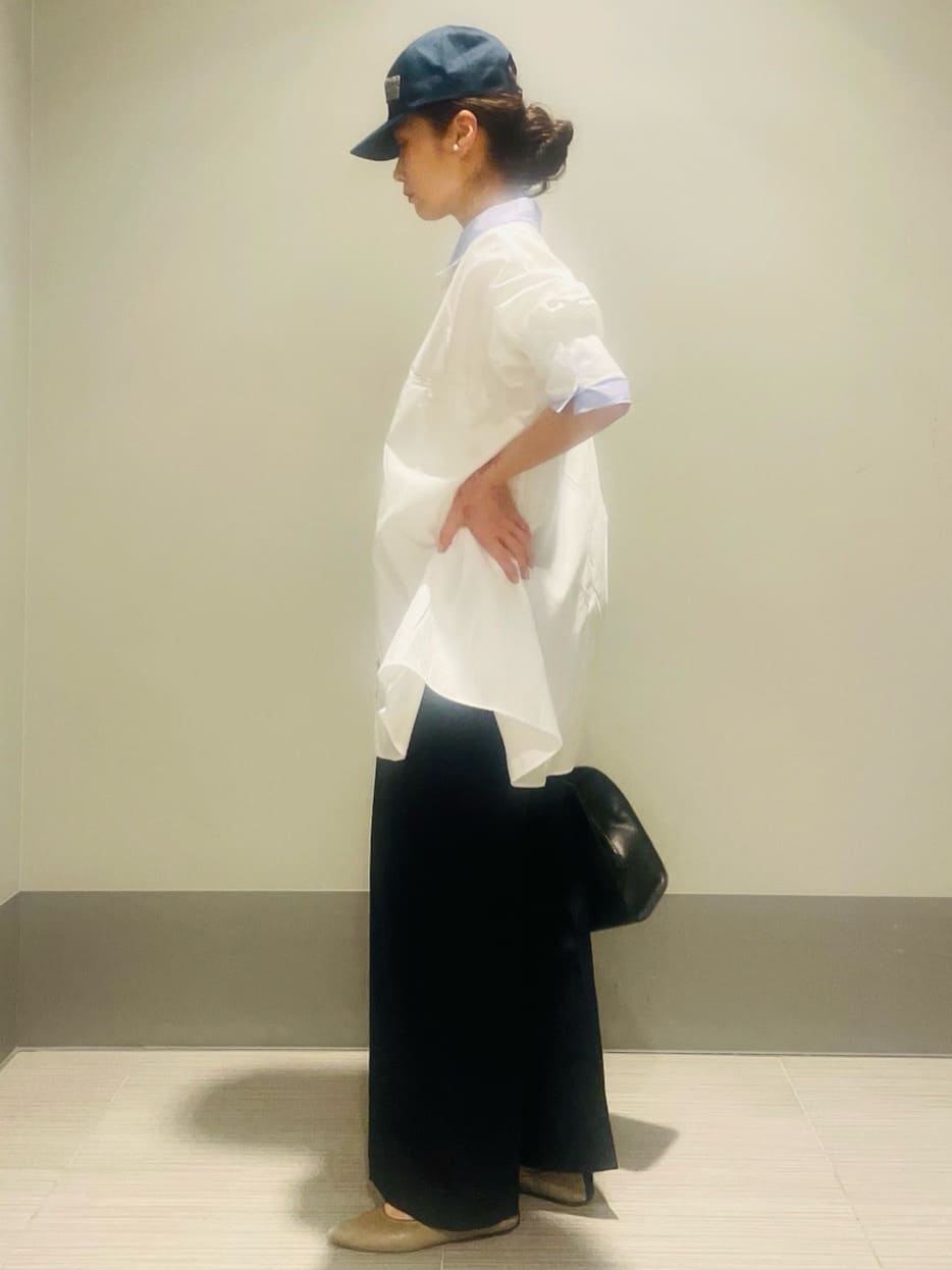 Annさんの「DRESSTERIOR｜◆【セットアップ可/ウォッシャブル】リネンブレンドワイドパンツ」を使ったコーディネート