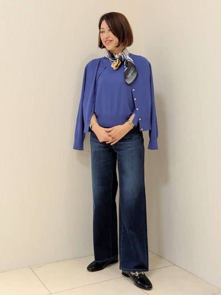 u-macoさんの「UNTITLED｜【アンサンブル可/洗える】ウォームスパンニット」を使ったコーディネート