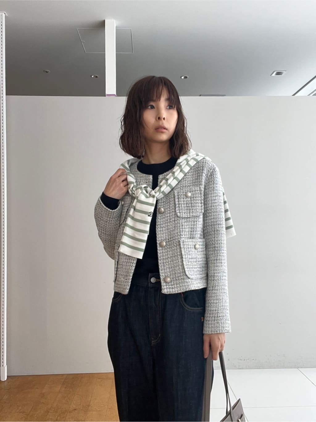 misaさんの「DRESSTERIOR｜◆【ウォッシャブル】コットンフルニードルニット」を使ったコーディネート
