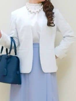 花さんの「Reflect｜【SS-4Lサイズ／UVカット／接触冷感】匠ジャケット／ノーカラー」を使ったコーディネート