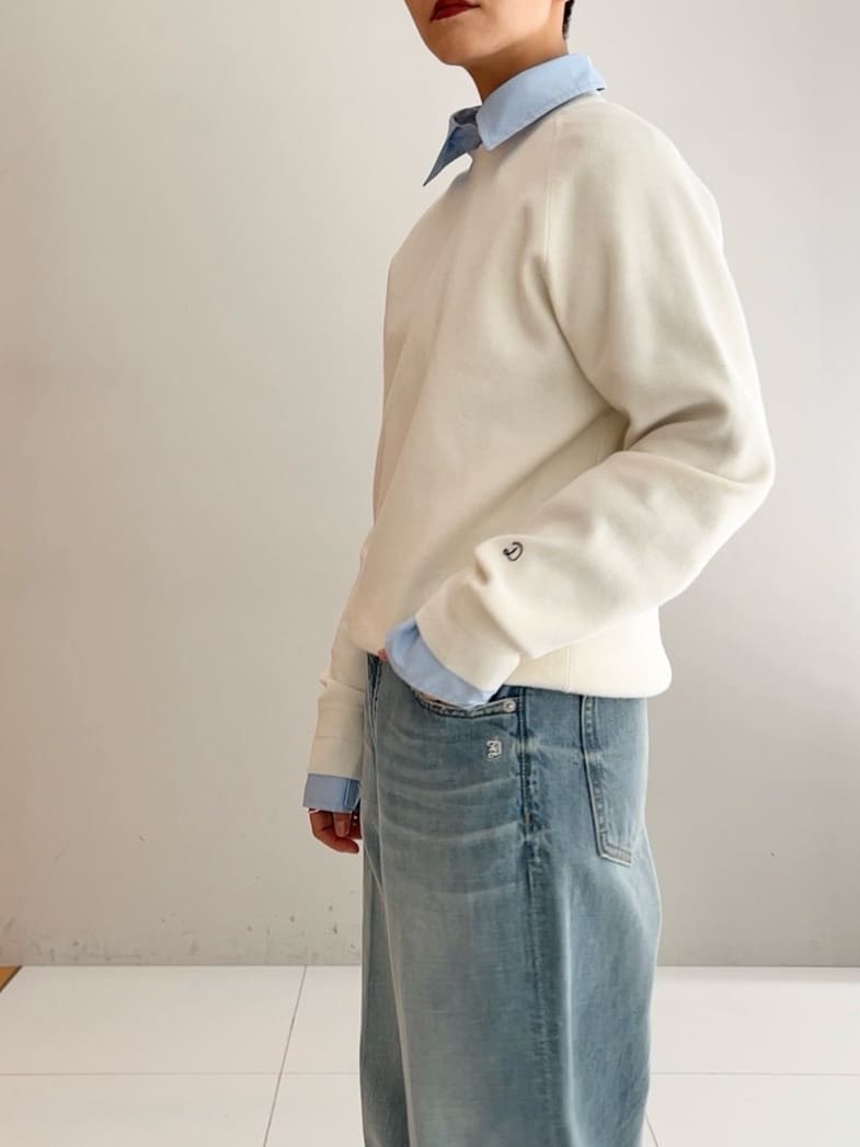 OCHIAIさんの「DRESSTERIOR｜◆ウォッシャブルコットンカシミヤプルオーバーニット」を使ったコーディネート