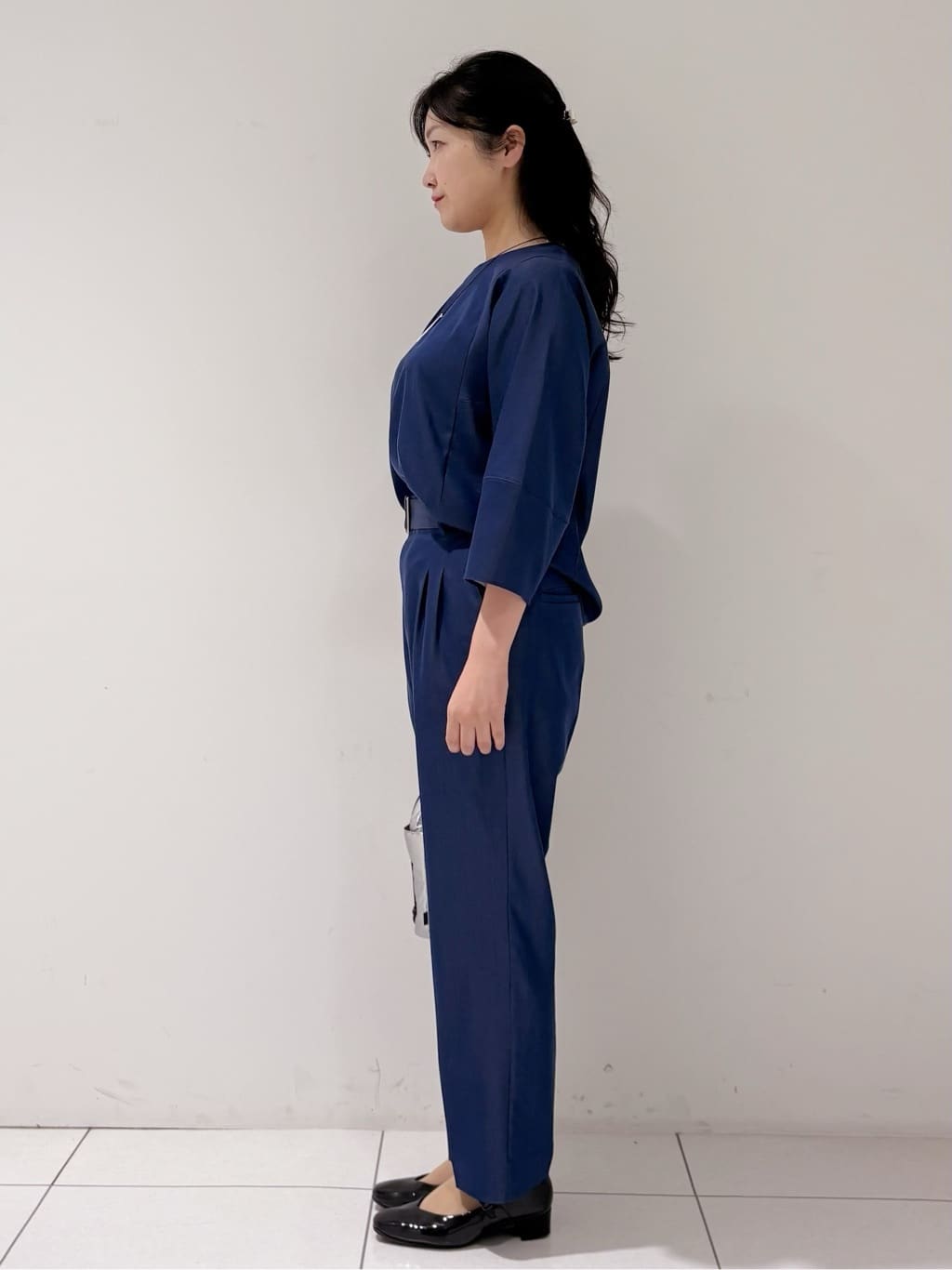 momokoさんの「INDIVI｜【洗える／多機能／SETUP可】着る日傘ダブルジャケット」を使ったコーディネート
