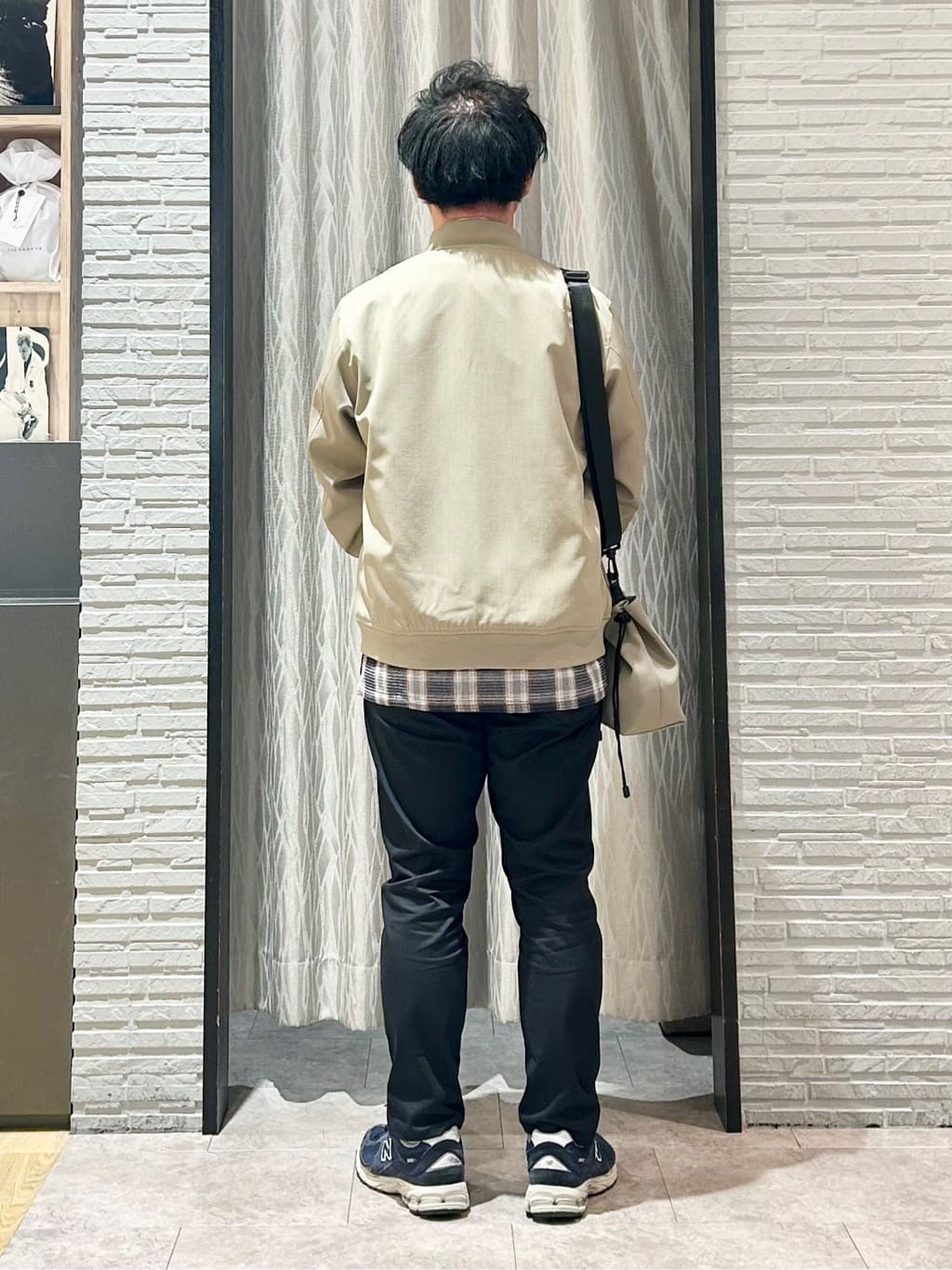 KENJI Iさんの「THE SHOP TK｜FLEX LINE ストレッチリブブルゾン　ストレッチ/防シワ/マシンウォッシャブル/セットアップ可」を使ったコーディネート